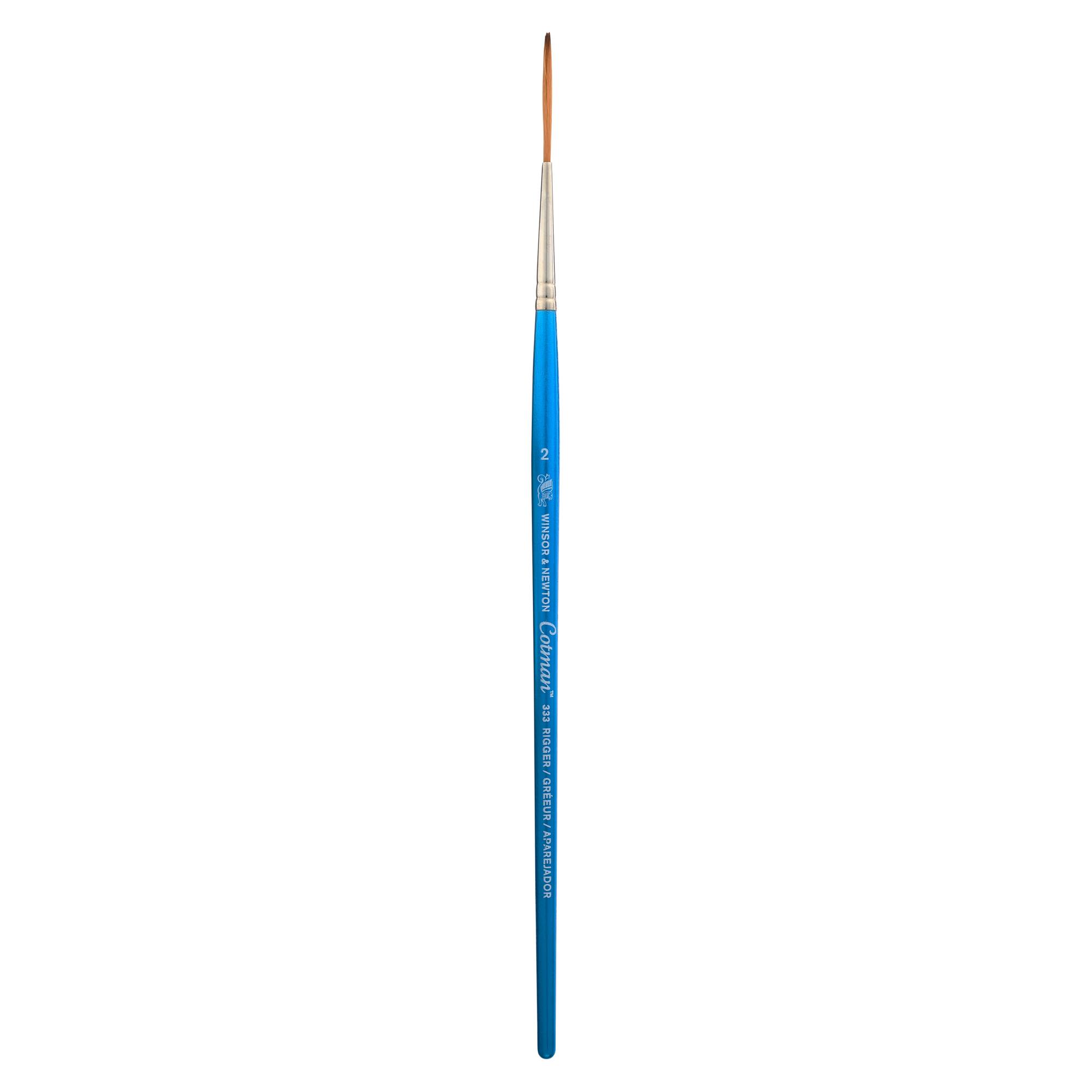 12 Pack: Cotman Watercolour™ Size 2 Short Handle Rigger Brush